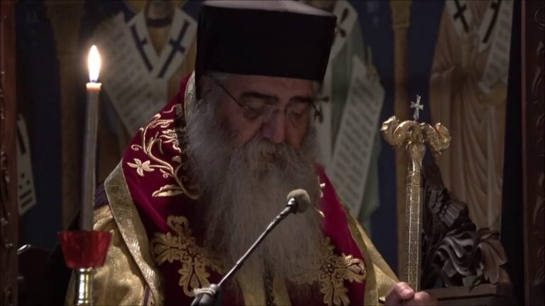 Τὸ πρῶτον Εὐαγγέλιον τῆς Μεγάλης Πέμπτης (Εὐαγγέλιον τῆς Διαθήκης). Ἐκφωνεῖ ὁ Πανιερώτατος Μητροπολίτης Μόρφου κ. Νεόφυτος