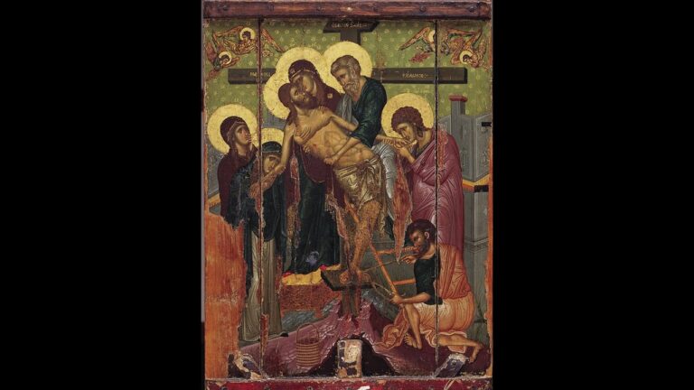 Ἀκούσωμεν τοῦ ἁγίου Εὐαγγελίου: Ἀπόστ. καὶ Εὐαγγέλιο Ἑσπ. Μ. Παρασκευῆς – Ἀποκαθήλωση