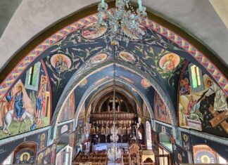 Συνέχιση και ολοκλήρωση της αγιογράφησης του Ιερού Μητροπολιτικού Ναού Αγίου Γεωργίου Ευρύχου